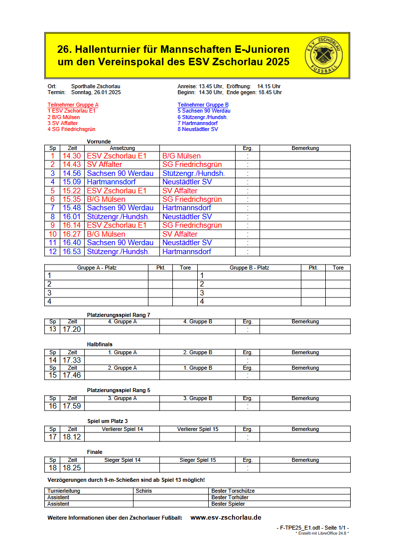 26. Opel-Zimpel-Cup 28.12.2024
