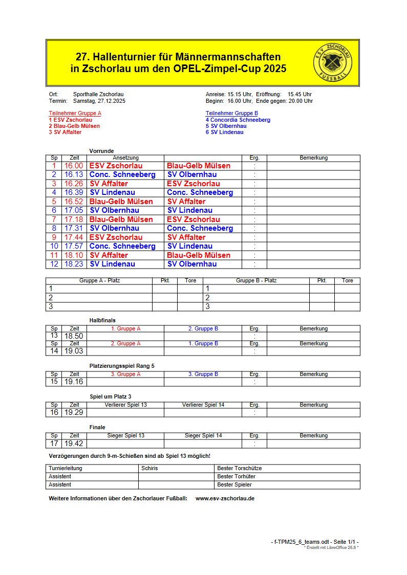 27. Opel-Zimpel-Cup 27.12.2025